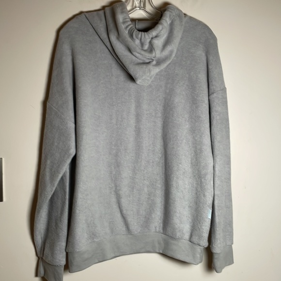 Soft Serve Cloud Cotton Gray Fleece Pullover Hoodie Size S - Picture 5 of 6